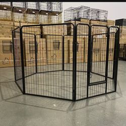  ✅ New Heavy duty Comfy Kennel Crate Cage W/ Trays & Casters 🐶Dimensions in pictures 🐶🐶