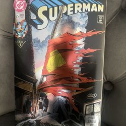 Death Of Superman # 75 Retailer Foil Edition 