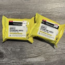 Neutrogena Fragrance Free Gentle Cleansing Wipes 25 Wipes $3 Each 