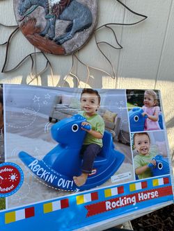 Little tikes seesaw horse