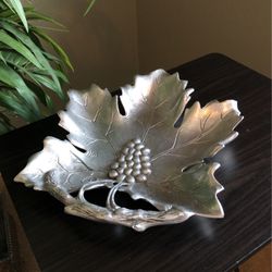 Vintage Pewter Platter 
