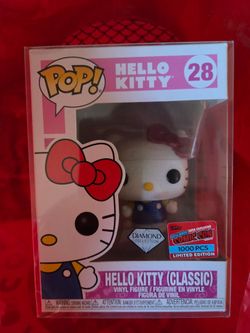Funko Pop Hello Kitty Diamond 💎 with Loungefly Mini Backpack.