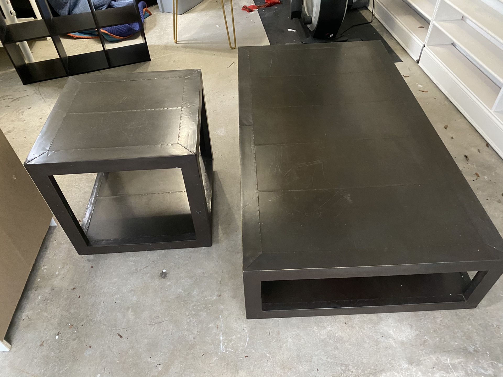 Restoration Hardware Coffee Table & End Table