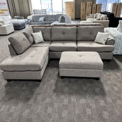 Brand New Sectional w/storage Ottoman 