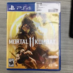 Mortal Kombat $19 (Rj Cash Pawnshop 2505 Nw 183rd St)
