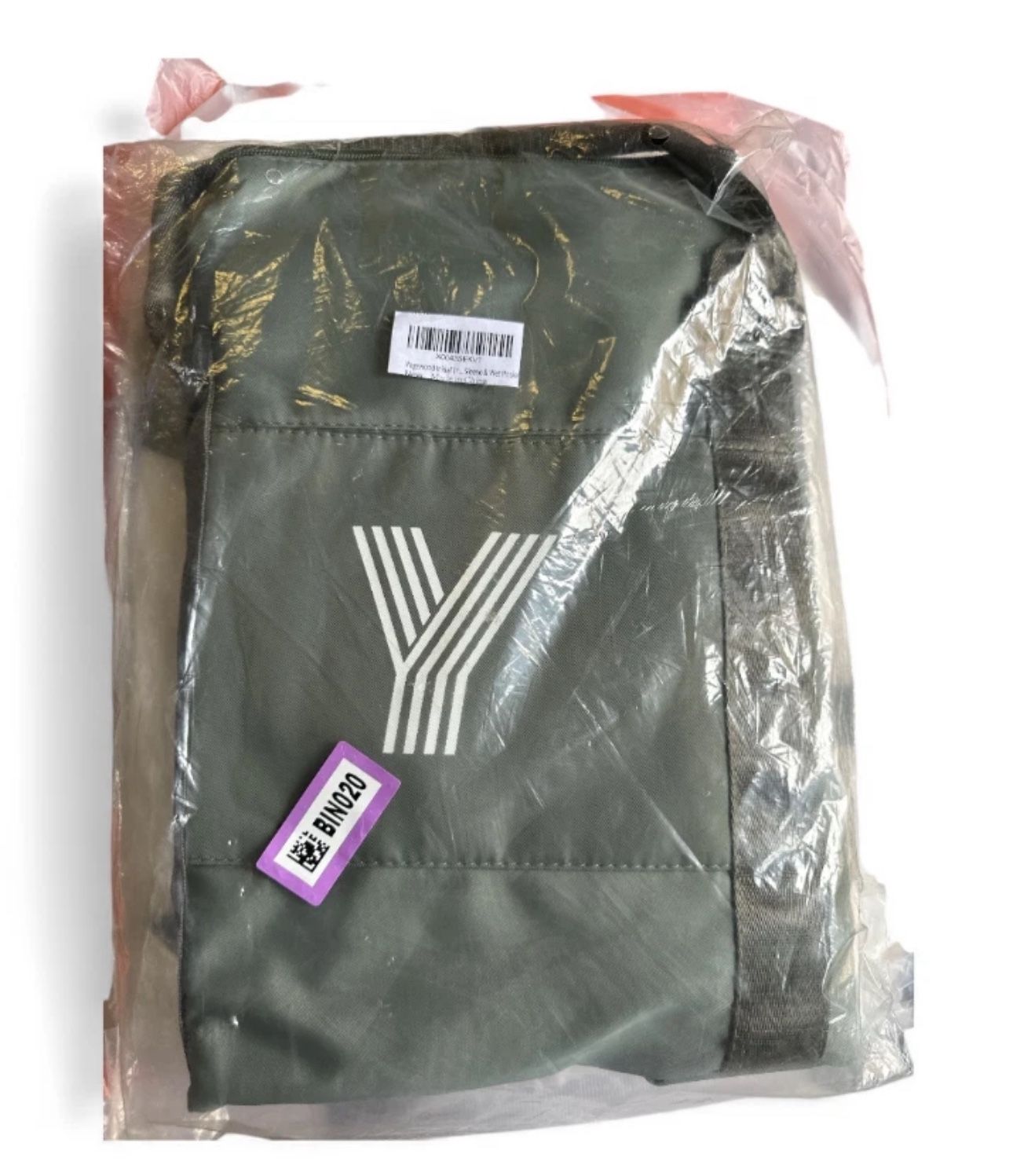 Vogewood Initial "Y" Travel Shoulder Bag Gym Duffel Tote w/ Laptop Sleeve Green