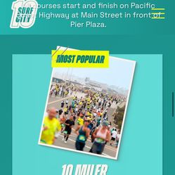 Surf City 10 Race Tickets X2