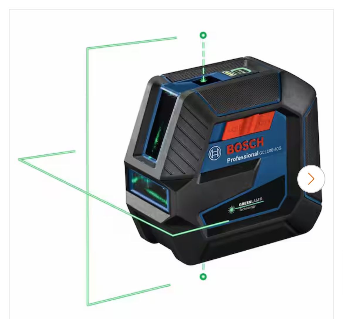 Bosch-165-ft-Green-Combination-Laser-Level-Self-Leveling-with-VisiMax-Technology-Fine-Adjustment-Mount-Hard-Carrying-Case-GCL100-40G/