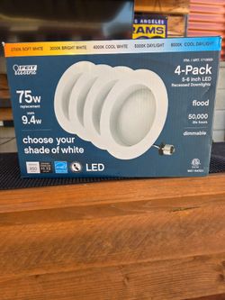 Feit Electric 4-Pack LED Recessed Downlights 5-6 Inch