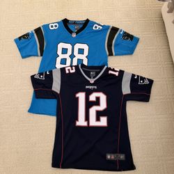 2 Authentic Kids Jerseys