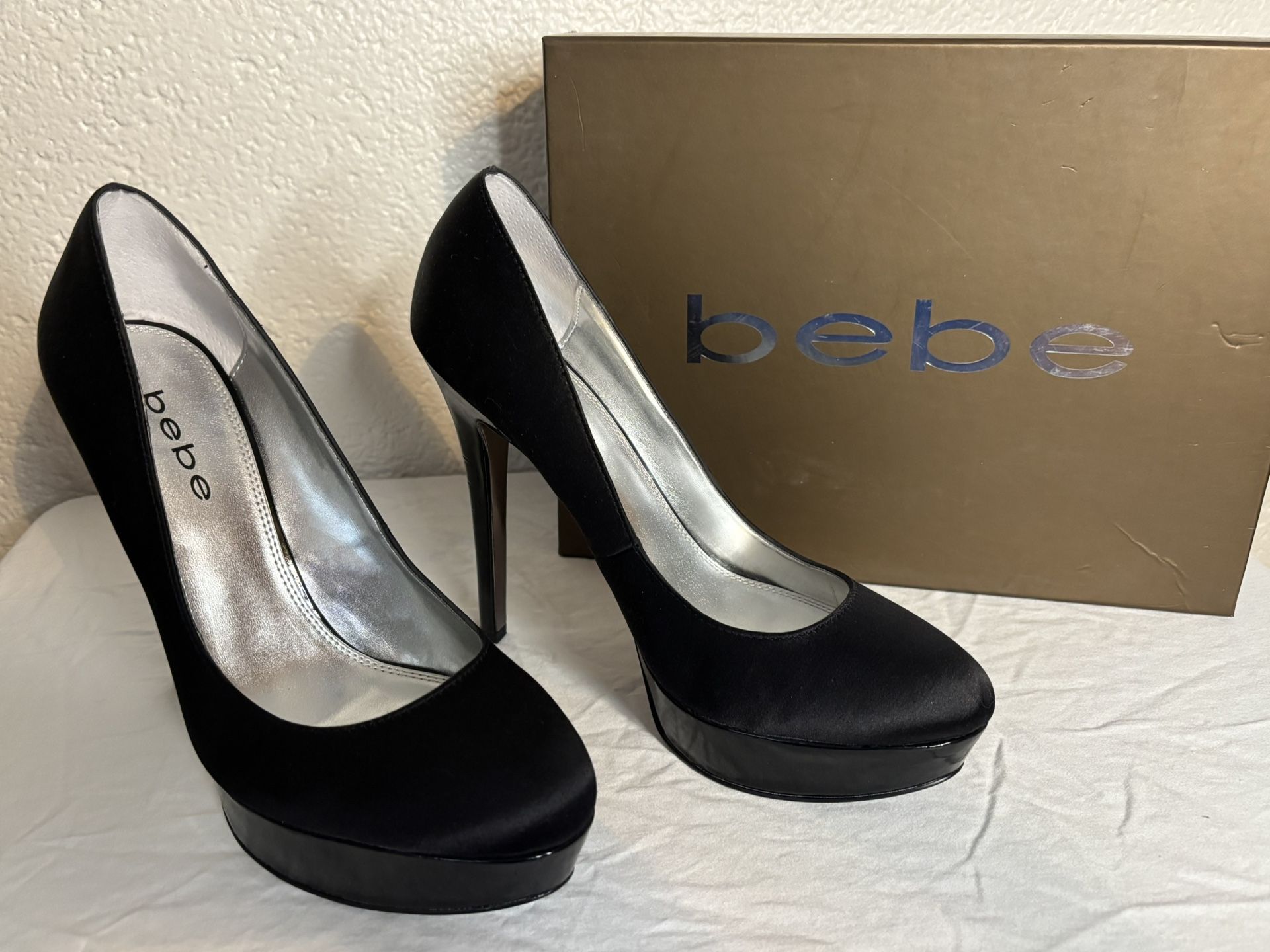 Bebe Satin High Heel