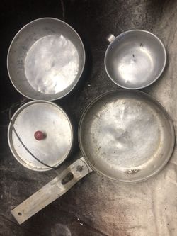 Mini stove vintage mess kit