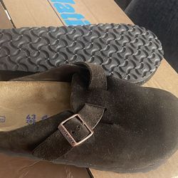 Birkenstock Boston Clogs (Mocha Size 10)