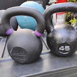 KETTLEBELLS  •  44lb. = $70  &  45lb.  = $70    ∆\/∆    8s  9s  10s 22s 30s  62s  97s  100s  106s 124s  :   Also Available 