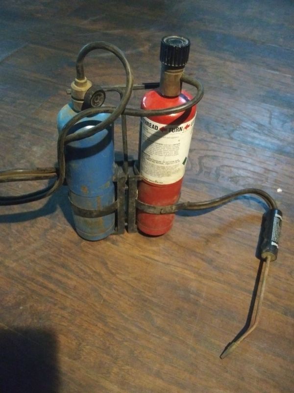 Cutting torch bottles almost half full for Sale in Beaumont, CA OfferUp