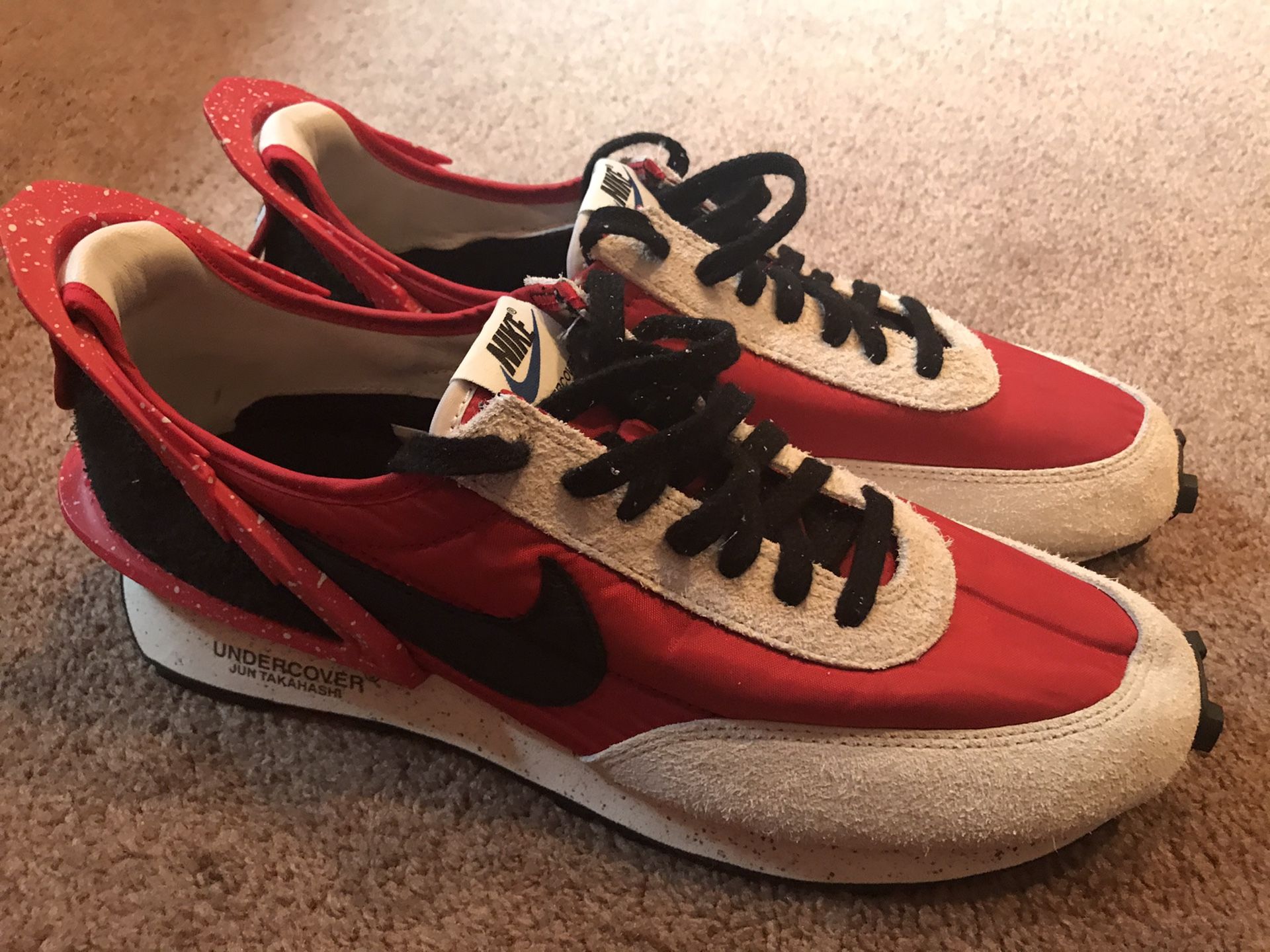NIKE DAYBREAK UNDERCOVER UNIVERSITY RED Mens Size 13
