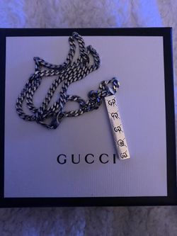 Gucci ghost necklace