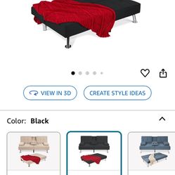 Black Futon Sofa