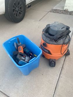 Power Tool Bundle – RIDGID, Makita, Milwaukee, Ryobi & More – $225 OBO