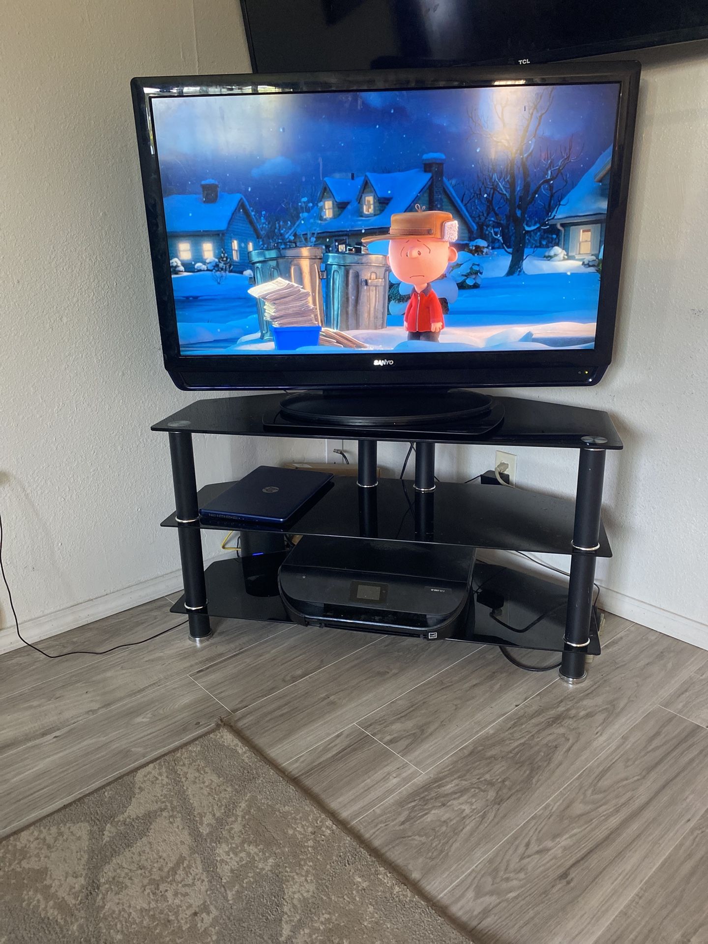 Black Glass Entertainment Center