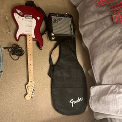 Electric Guitar Fender Stratocaster Whole Set