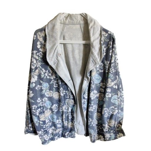 Vintage Floral Jean Jacket