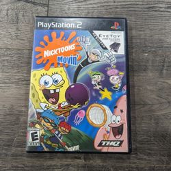 Nostalgic Playstation 2 (PS2) Game:  Nick Toons Movin 
