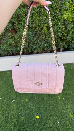 Pink Coach “Elodie” Crossbody Bag