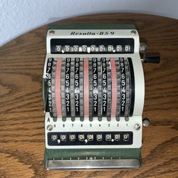 Vintage Resulta BS-9 Calculator 