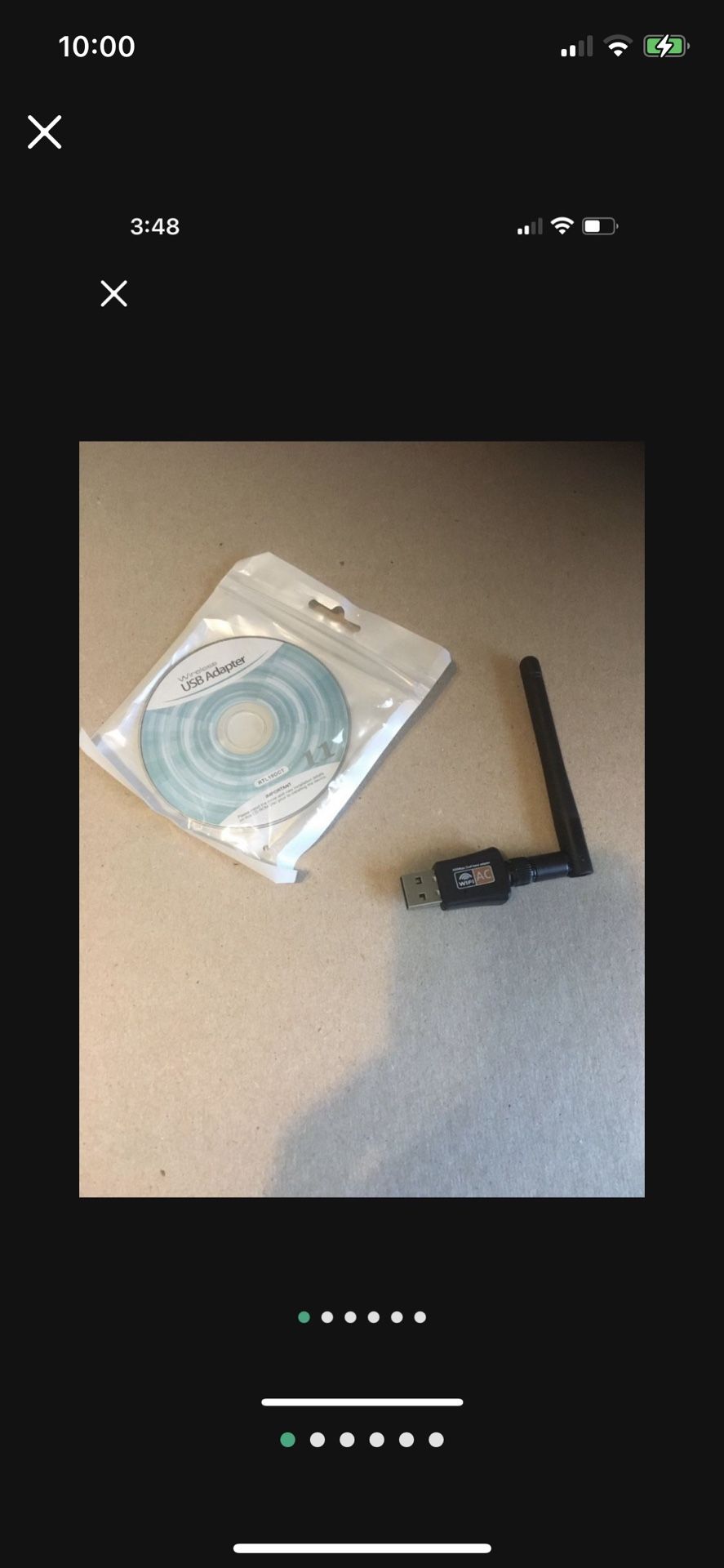 WIFI USB WIRELESS Dual Band adapter For PC COMPUTER DESKTOP / LAPTOP 600 MBPS