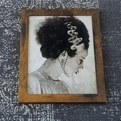 Bride of Frankenstein Classic Horror Movie Framed Art 8.5" x 11"