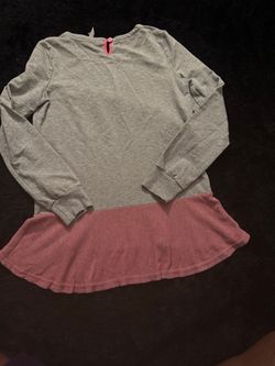 Girls Long Sleeve Peplum Top
