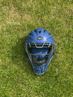 Mizuno Samurai Baseball Catcher's Helmet Royal Blue