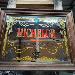 Michelob Beer Bar Mirror 