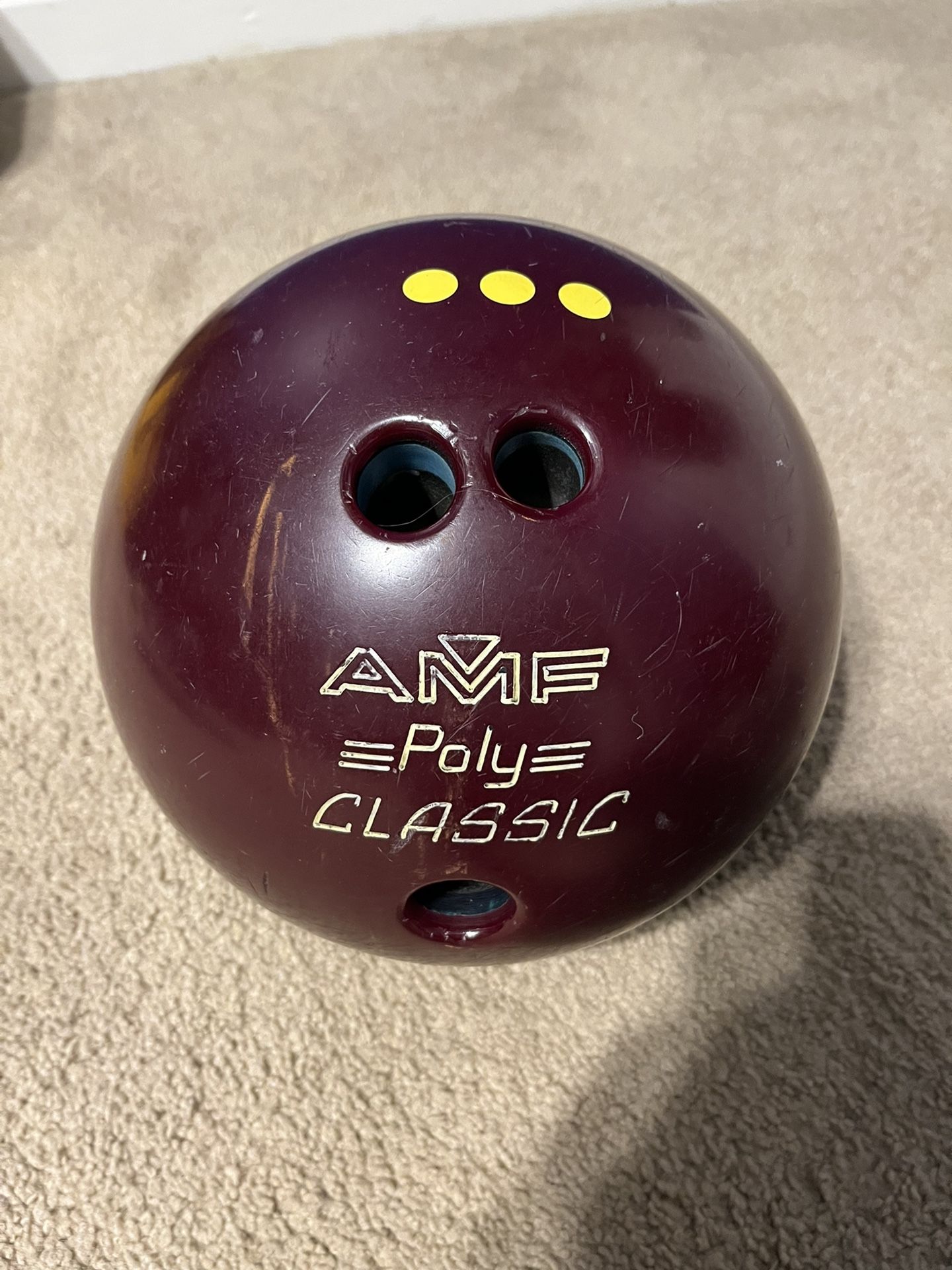 VintageAMF Poly Classic Bowling Ball