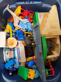 Vintage Fisher Price Zoo And Airport