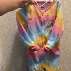 Girl Fleece Pajama 2T 