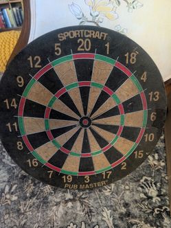 Vintage Bristle Dartboard