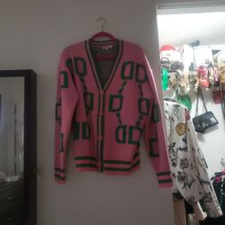 Pink & Green Sweater 