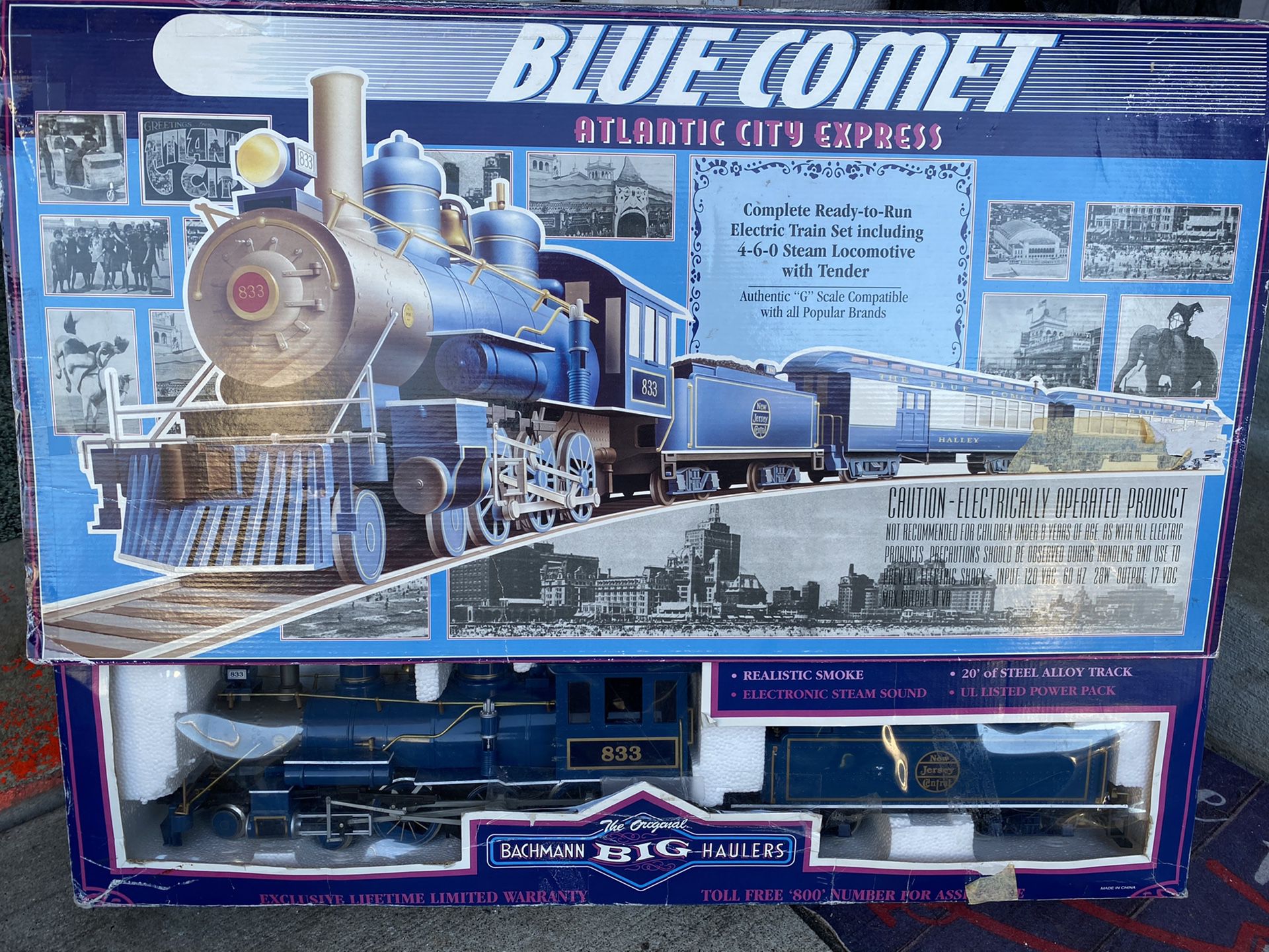 Bachmann G-Scale Blue Comet Train Set