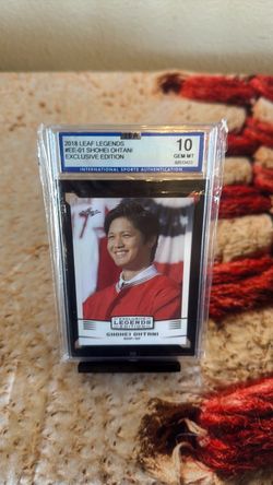 2018 Leaf Legends Shohei Ohtani #EE-01 ISA 10 Gem Mint