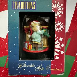 Vintage Traditions Cute Mouse Hanging Stocking Christmas Ornament