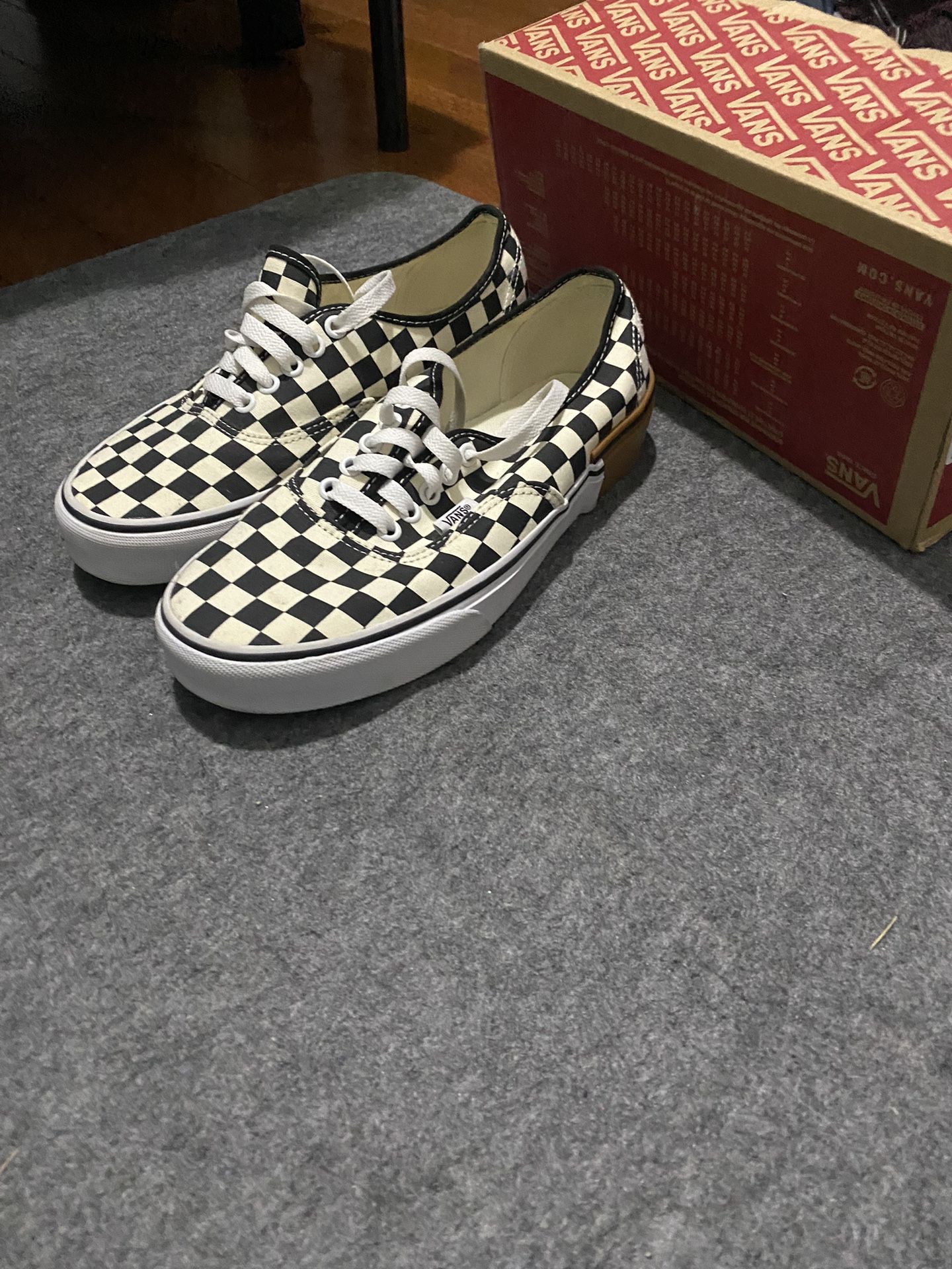 Vans Authentic Gum Block Checkerboard