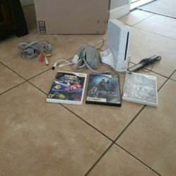 Wii With 3 Games