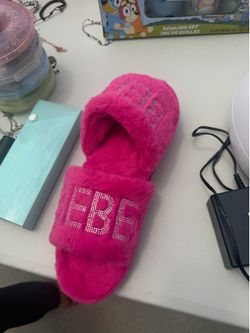 fluffy sandals