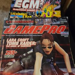 3 Older Magazines; 2 Gaming 1 Baseball 