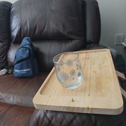 Excellent BROWN LEATHER COUCH W/Recliners