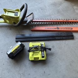 24 Inch Ryobi Hedge Trimmer