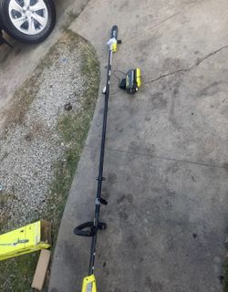 Shop RYOBI 40V HP Brushless 10 in. Cordless Battery Pole Saw with 2.0 Ah Battery and Charger