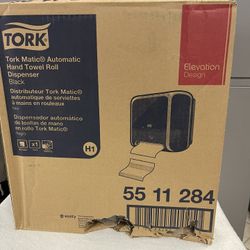 Tork Matic Automatic Hand Towel Roll Dispenser Black H1 (contact info removed) Elevation Design